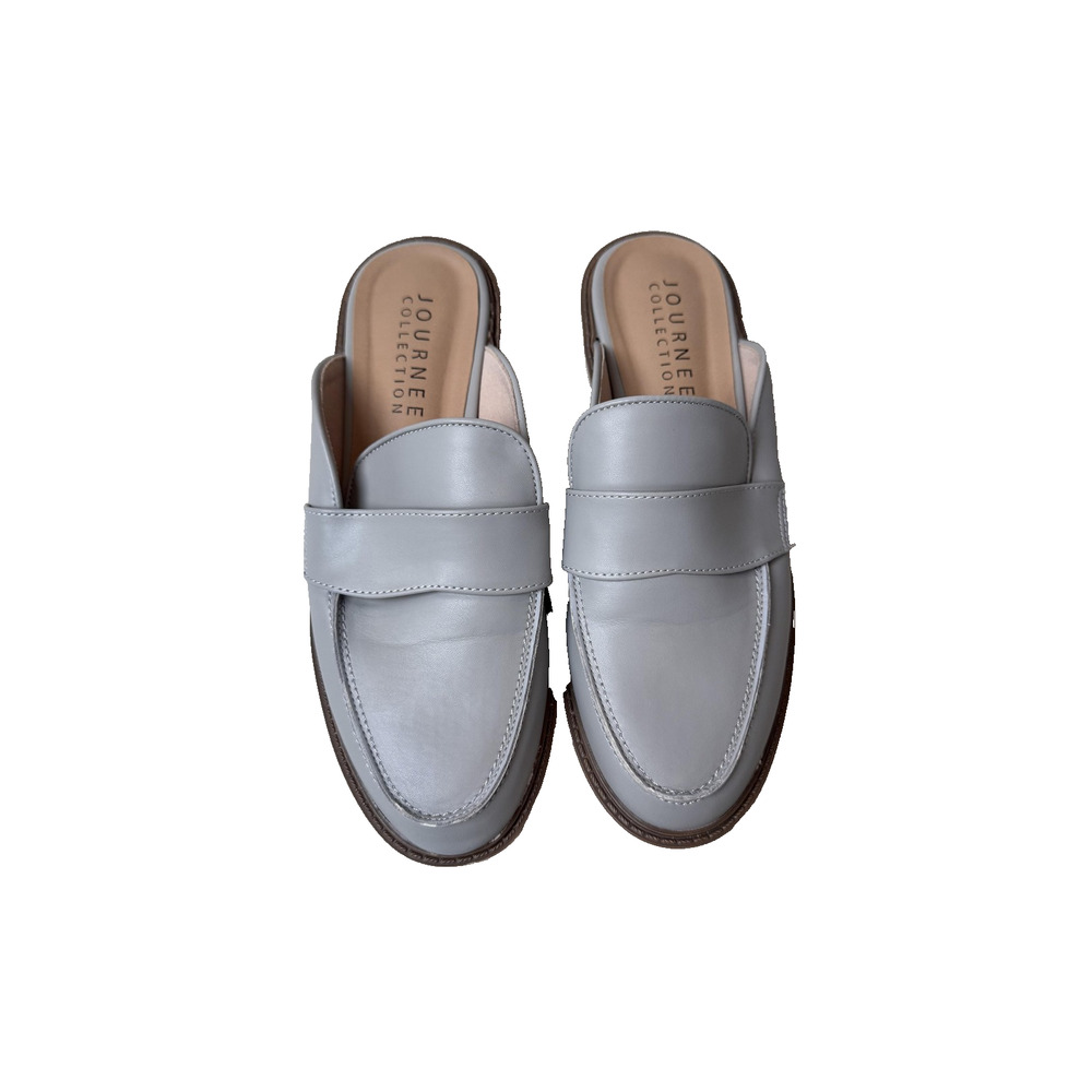 Journee Collection Shoes Womens Size 8.5 Miycah Loafer Slip On Platform Comfort